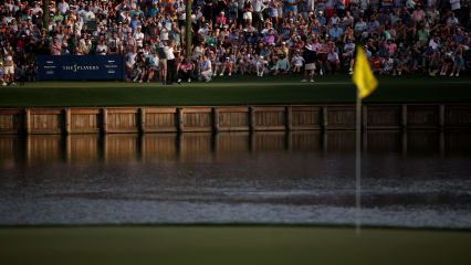 Die 17 des TPC Sawgrass in Runde 3 der Players Championship. (Foto: Getty)