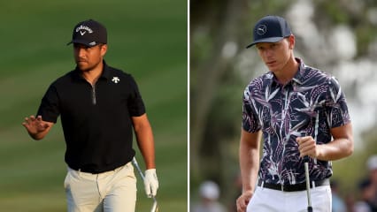 Während Matti Schmid an Tag 3 auf der PGA Tour mehrere Bogeys notieren musste, konnte Schauffele einen Schlagverlust vermeiden. (Foto: Getty)