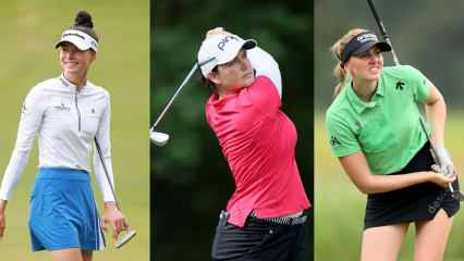 Esther Henseleit, Caroline Masson und Olivia Cowan schaffen es ins Wochenende auf der LPGA Tour. (Foto: Getty)