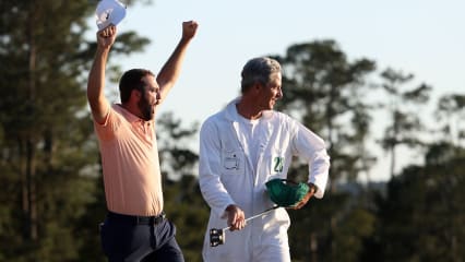 Der Blick ins Bag von Scottie Scheffler beim US Masters 2024. (Foto: Getty)