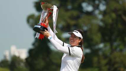Hannah Green kann mit einem Schlag die LPGA HSBC Women's World Championship für sich entscheiden. (Foto: Getty)