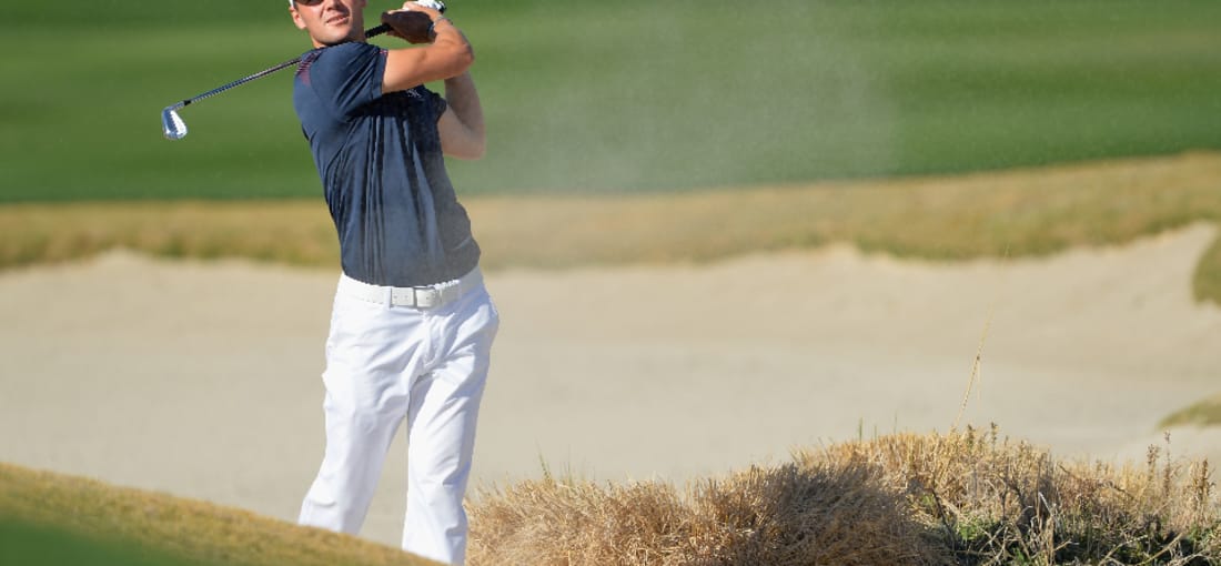 ...um sich perfekt auf sein erstes Match bei der World Golf Championships - Accenture Match Play vorzubereiten... (Foto: Getty Images)
