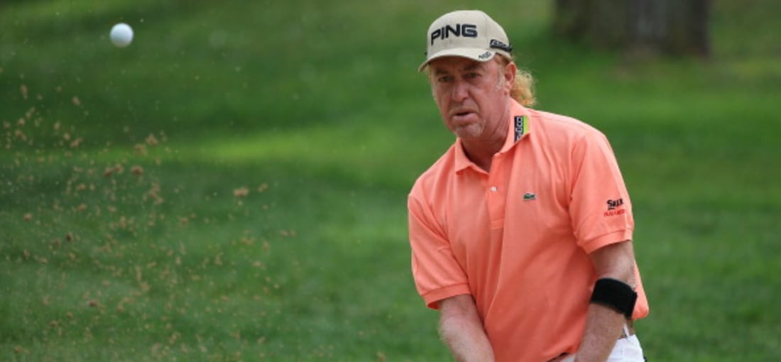 Spanier Miguel Angel Jiménez bleibt den Führunden weiter auf den Fersen. (Foto: Getty)