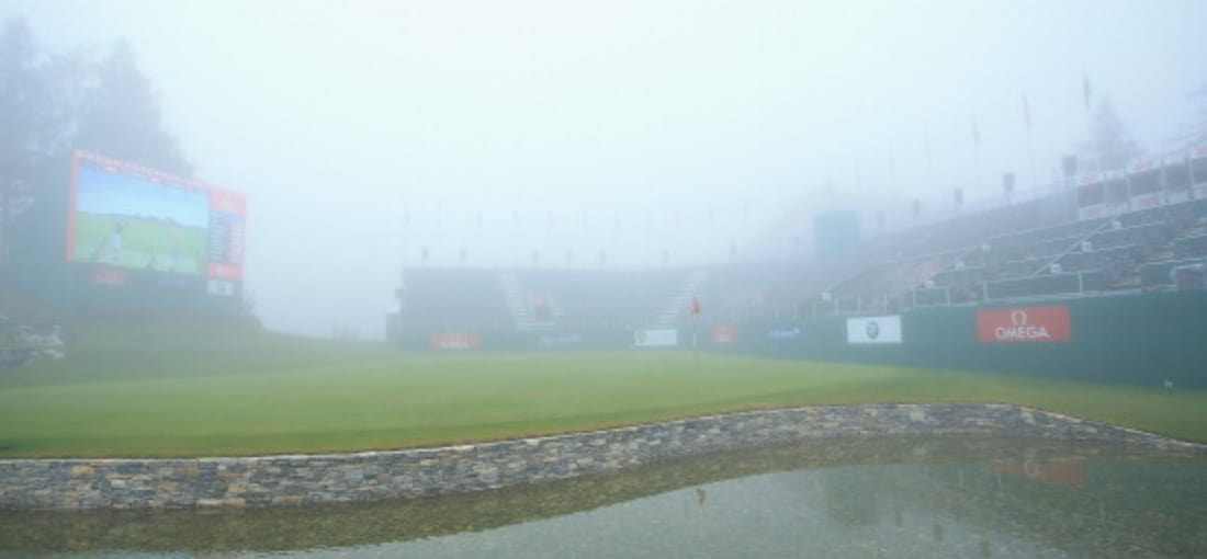 Wegen Nebels verschob sich der Beginn der Finalrunde. (Foto: Getty)