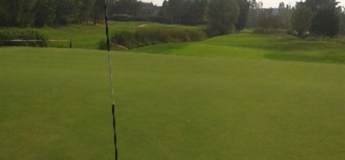 Da ist sie: Die Flagge! (Bild: Golf Post)