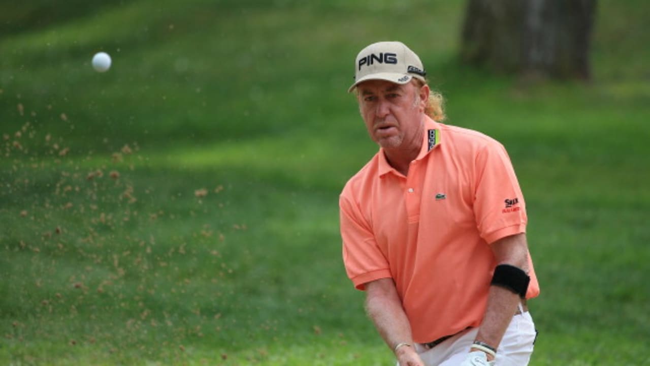 Spanier Miguel Angel Jiménez bleibt den Führunden weiter auf den Fersen. (Foto: Getty)