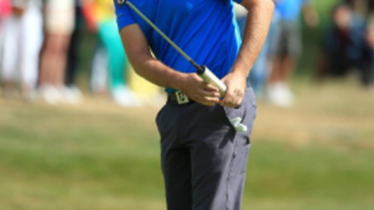 Craig Lees härtester Verfolger war bis zu seinem Bogey am letzten Loch der Franzose Victor Dubuisson. (Foto: Getty)