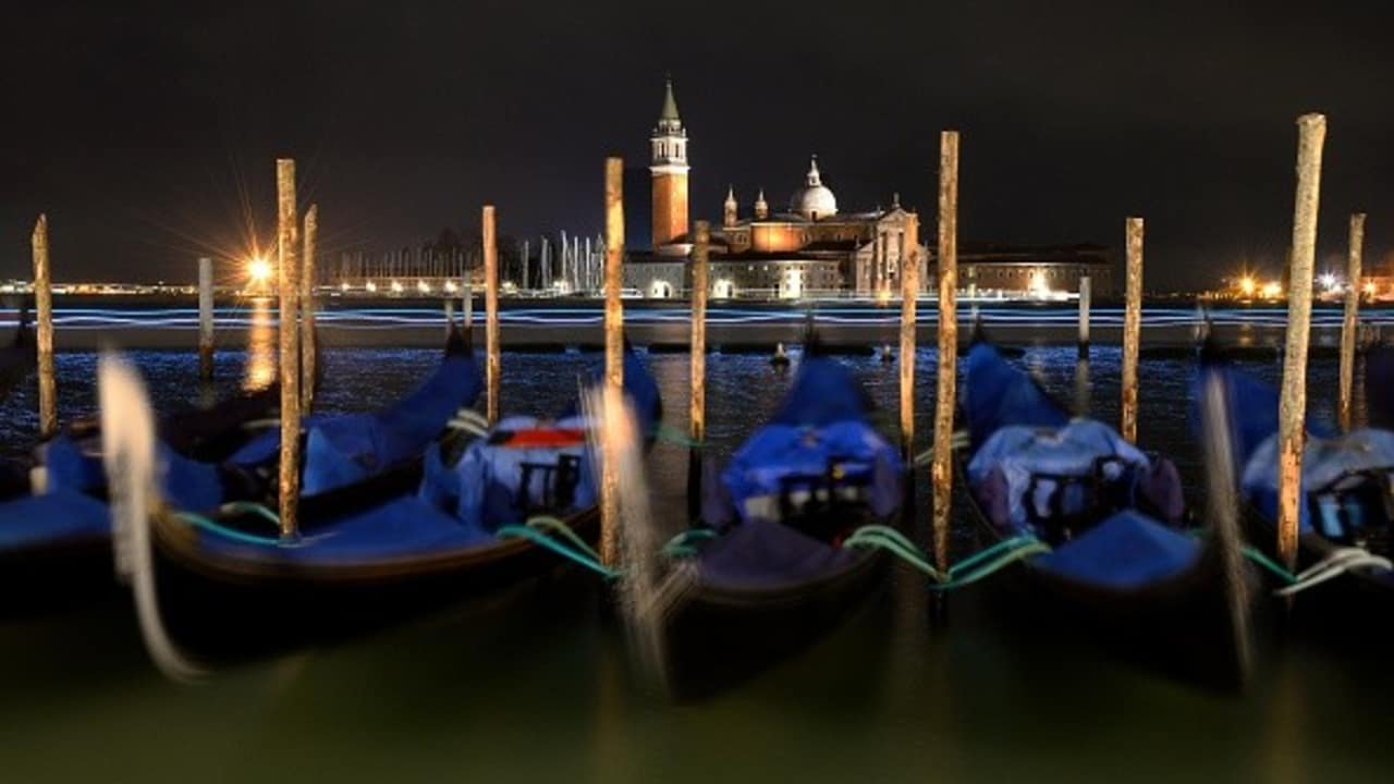 Aussicht auf die Stadt Venedig bei Nacht. (Foto: Getty)