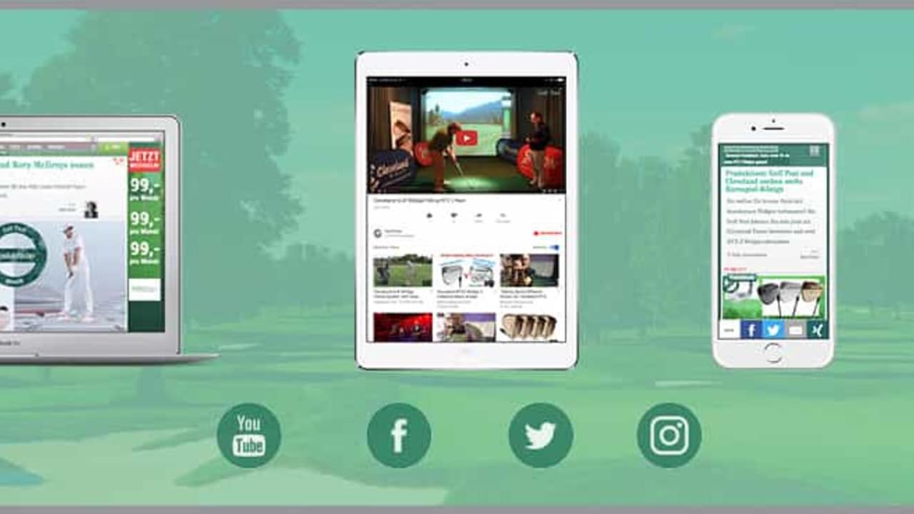 Golf-Post-Produkttests