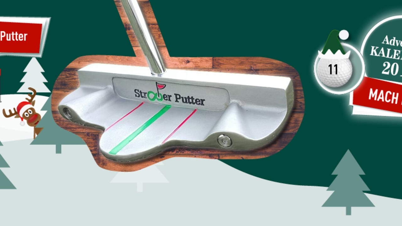 Die Straighter Putter mit der extra großen Schlagfläche.