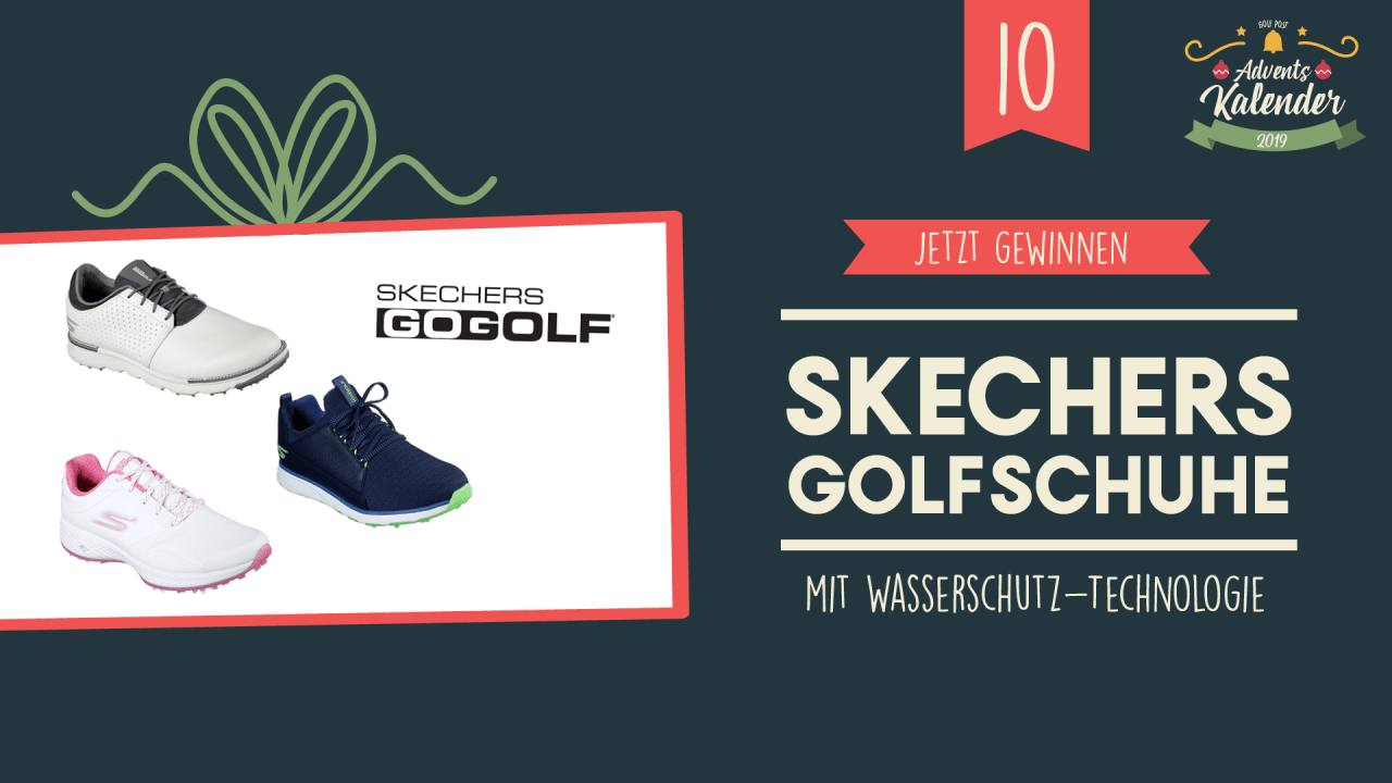 Adventskalender 2019: 10. Dezember mit Skechers. Quelle: Golf Post