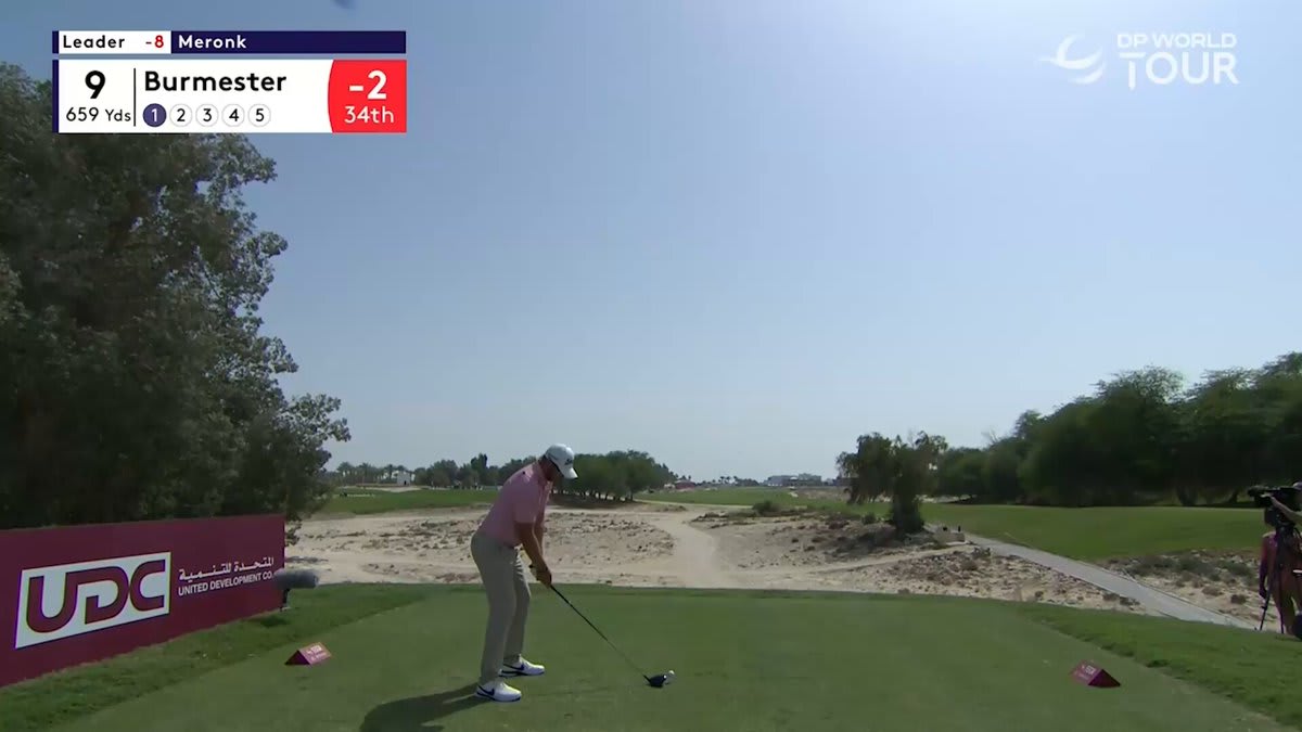 Spectators Assist Burmester in Unique Layup at Qatar Masters