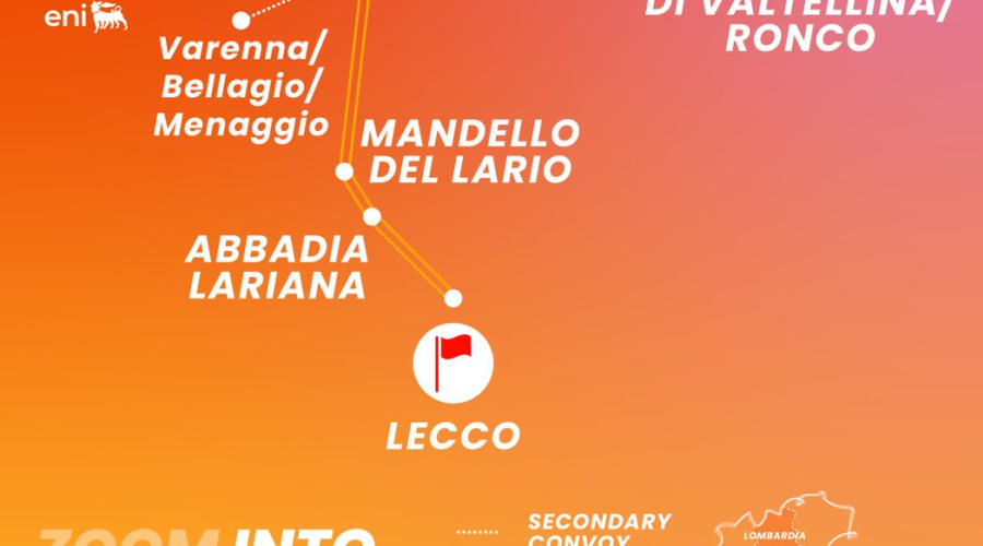 Olympisches Feuer durchquert lombardische Alpen auf Route 56