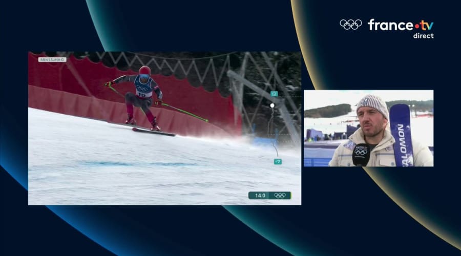 アレグレ、スーパー大回転で表彰台まで3/100秒差の4位