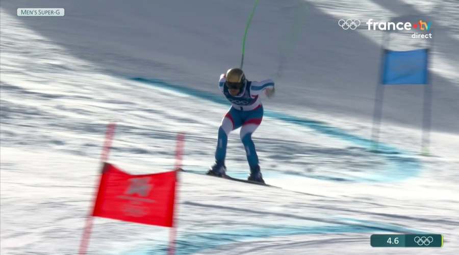 アレグレが第1滑走者として1分25秒63でリファレンスタイム樹立