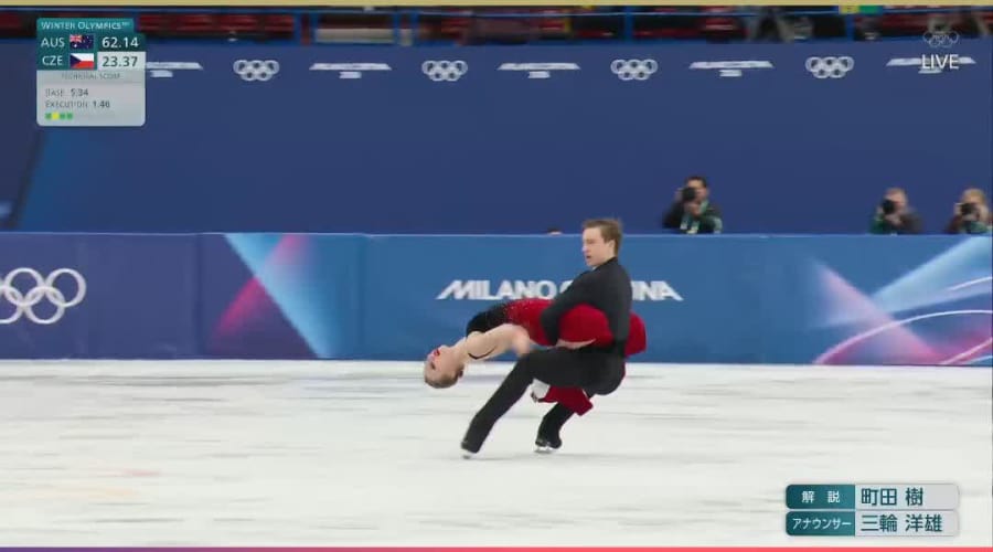 NHK sänder live: Isdansens fria dans från Milano-Cortina 2026