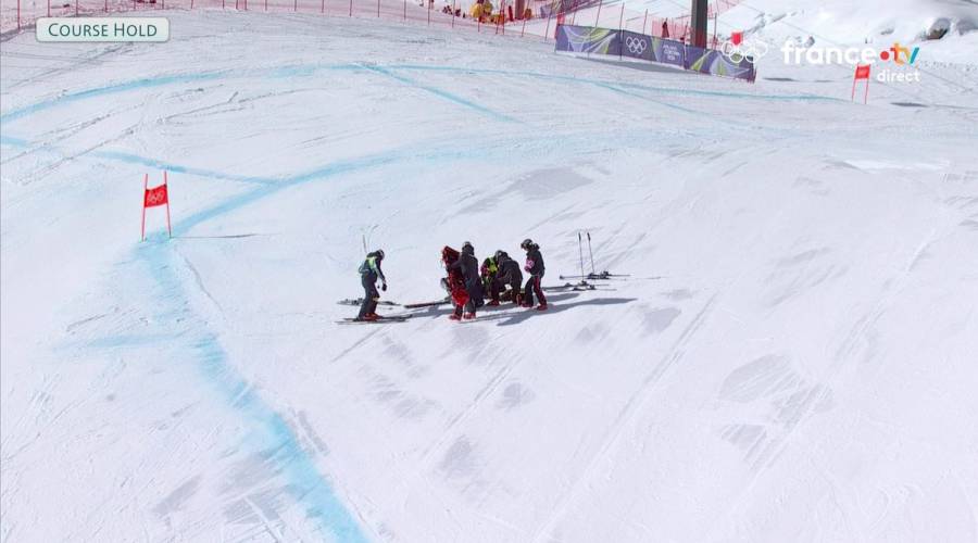 Les larmes de Lindsey Vonn lors de son retour à Cortina