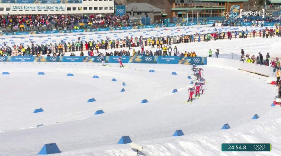 French duo Lapalus and Desloges lead early in Milano Cortina skiathlon