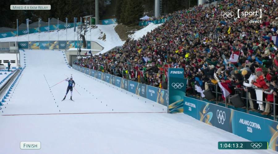 France Wins Olympic Gold in Biathlon Mixed Relay at Milano Cortina