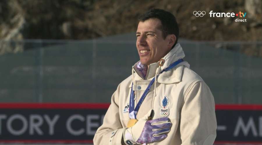 Fillon Maillet champion olympique du sprint à Milano Cortina