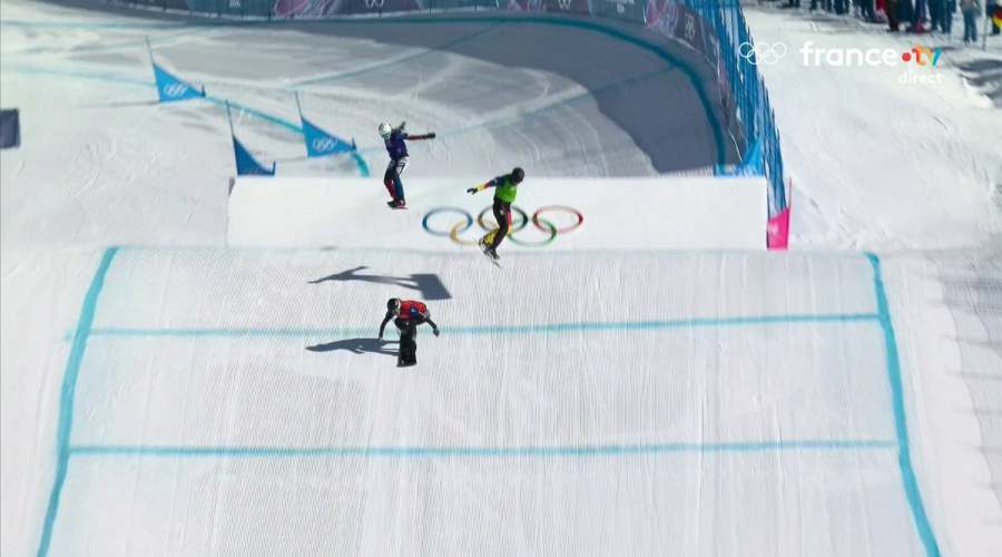 Perfect Day: All Four French Women Reach Snowboard Cross Quarters