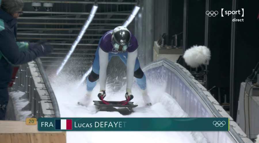 Defayet auf Rang 20 nach zweiter Skeleton-Manche in Cortina