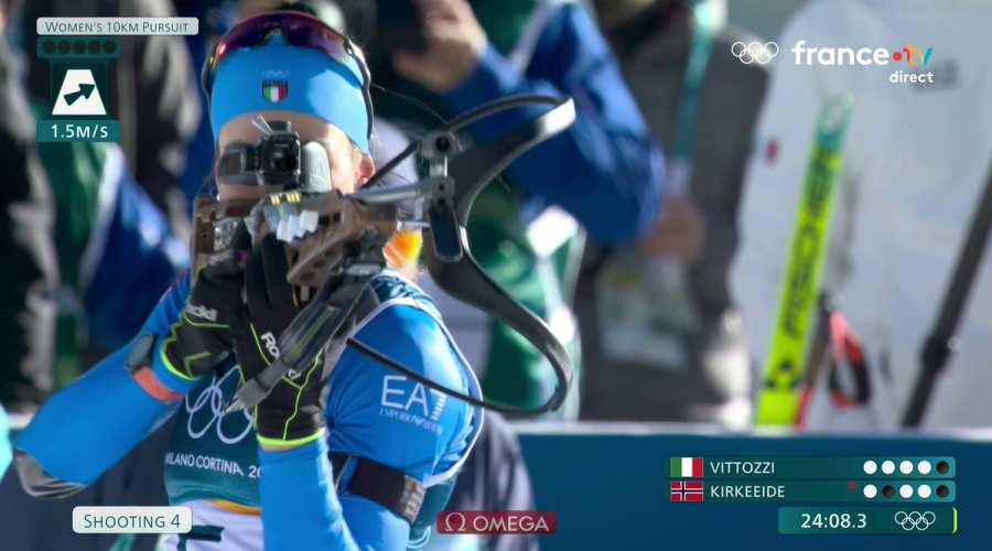 Vittozzi Claims Olympic Gold with Perfect 20/20 Shooting Display