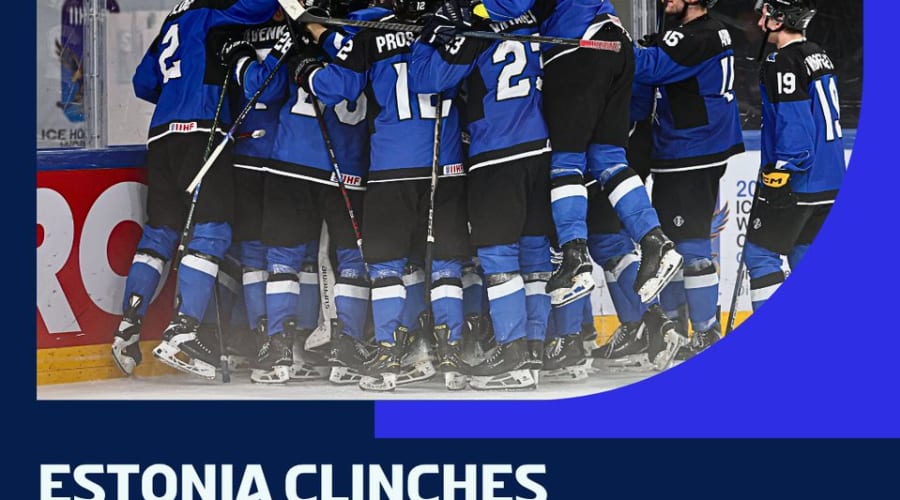 Estonia Earns Promotion to IIHF Men's World Championship Division 1A