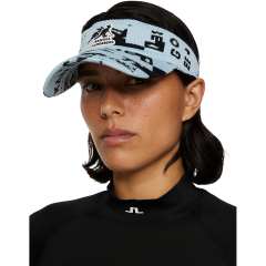 J. LINDEBERG Visor Astoria Jacquard, blau