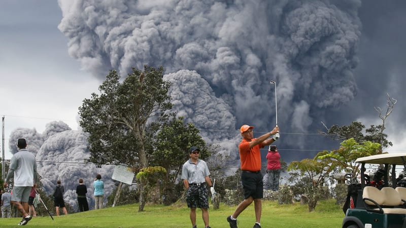 Spiel mit dem Feuer: Golfen wä...