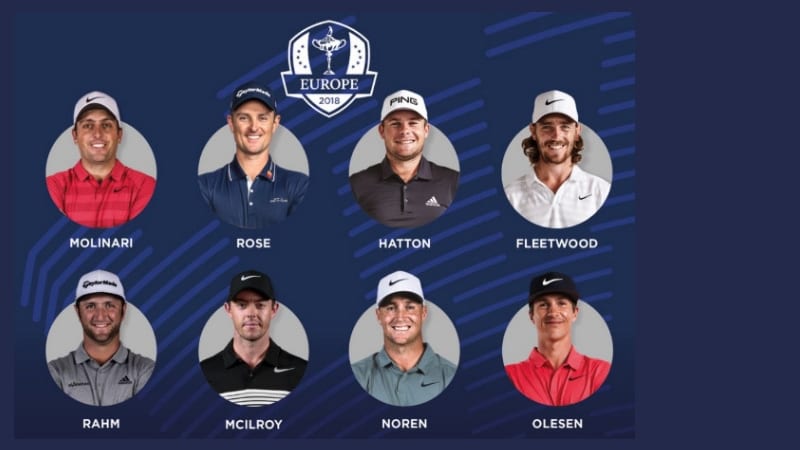Ryder Cup: Das Kernteam für Eu...