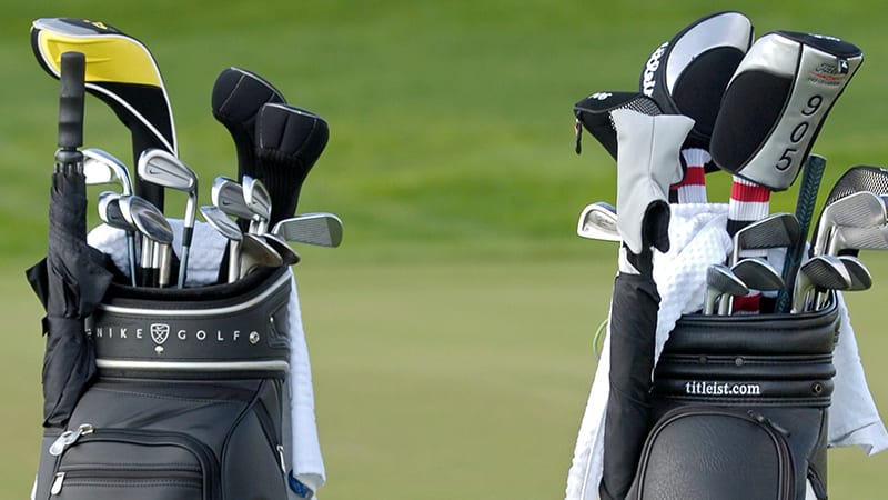 Golfbags: „Schwarze Löcher“ gi...