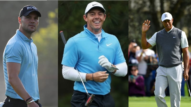 Kaymer, Woods, McIlroy - Turni...