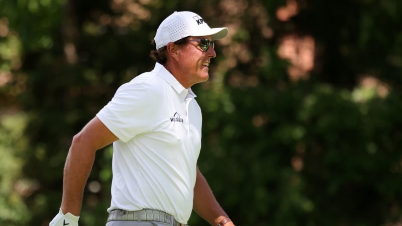 Phil Mickelson und 50.000 "Ran...