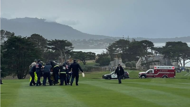 Schockmoment in Pebble Beach:...