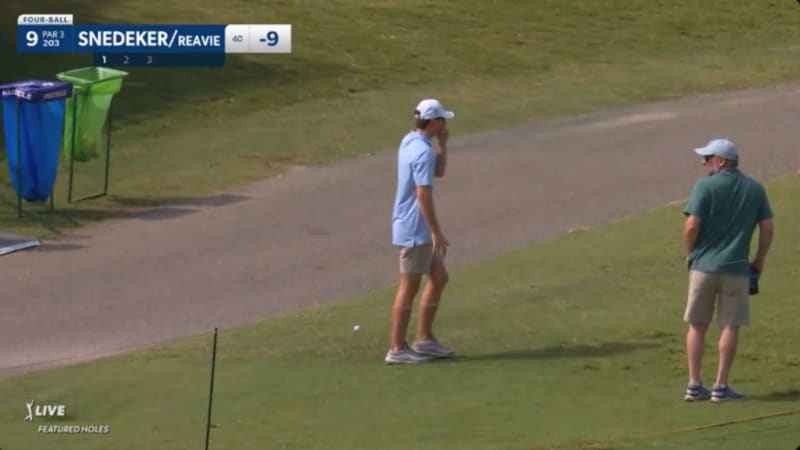 PGA Tour: Zuschauer fängt Ball...