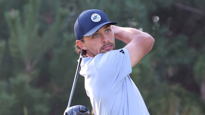 DP-World-Tour-Spieler spricht...