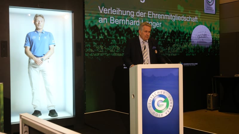 Bernhard Langer wird Ehrenmitg...