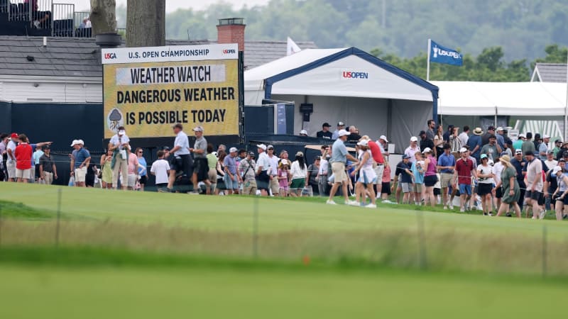 US Open 2025: Regen macht Oakm...