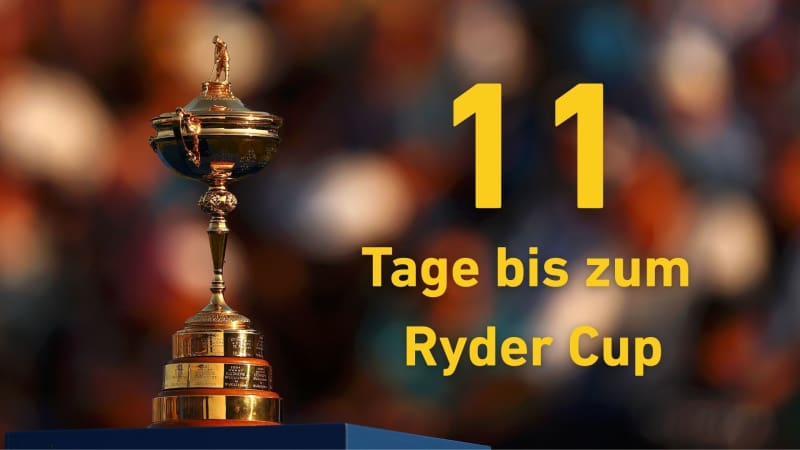 Noch 11 Tage bis zum Ryder Cup...