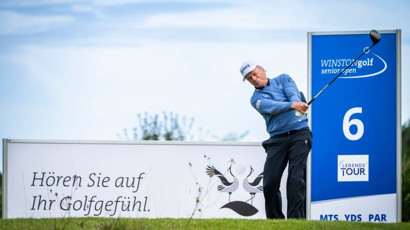 Bernhard Langer zündet Birdief...