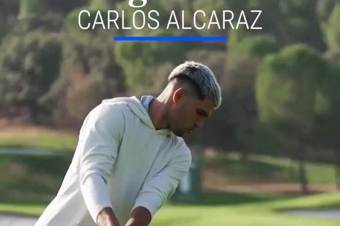 Carlos Alcaraz zeigt Golf-Schw...