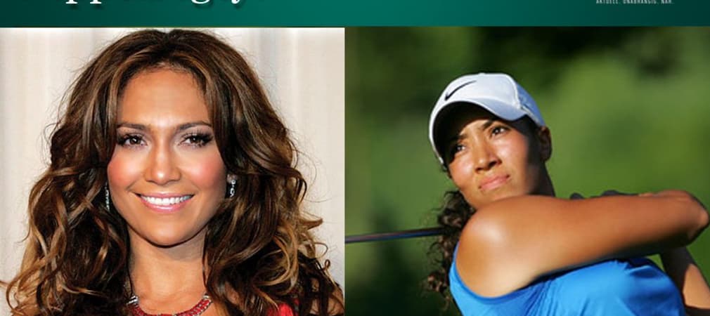 Jennifer Lopez Cheyenne Woods Golf