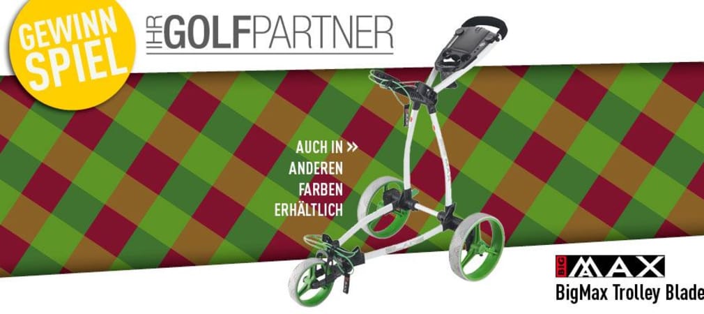 Golf Post verlost in dieser Woche zusammen mit IhrGolfpartner den BigMax Trolley Blade + (Foto:Golf Post)