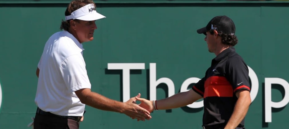 Mickelson McIlroy-Brirtish Open