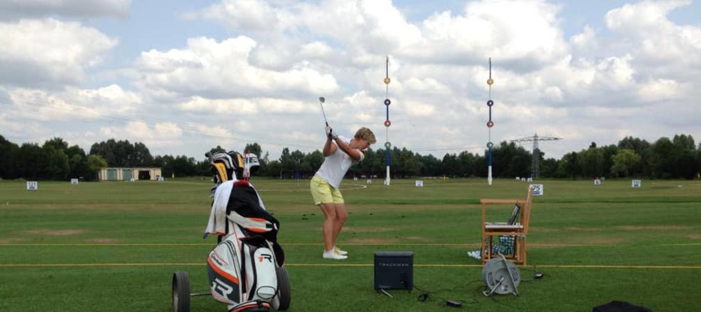 Ann-Kathrin Lindner bei der Hero Women’s Indian Open in Neu Delhi