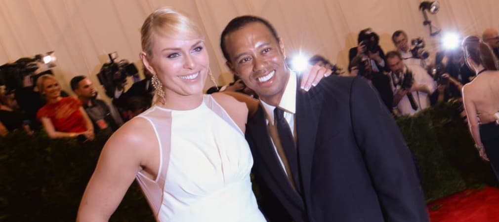 Lindsey Vonn spricht über ihr Beziehungsglück mit Golfstar Tiger Woods.