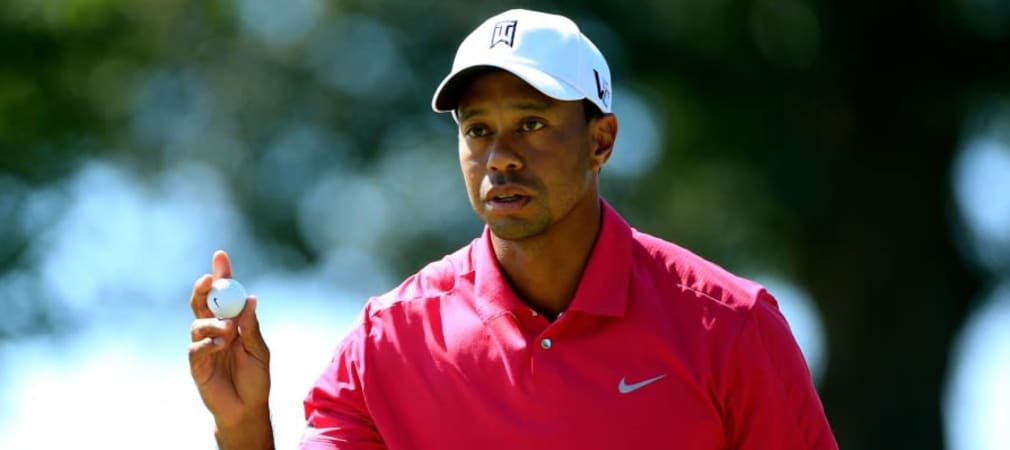 Tiger Woods bei der BMW Championship 2013 - er kassierte 2 Strafschläge mit Videobeweis.