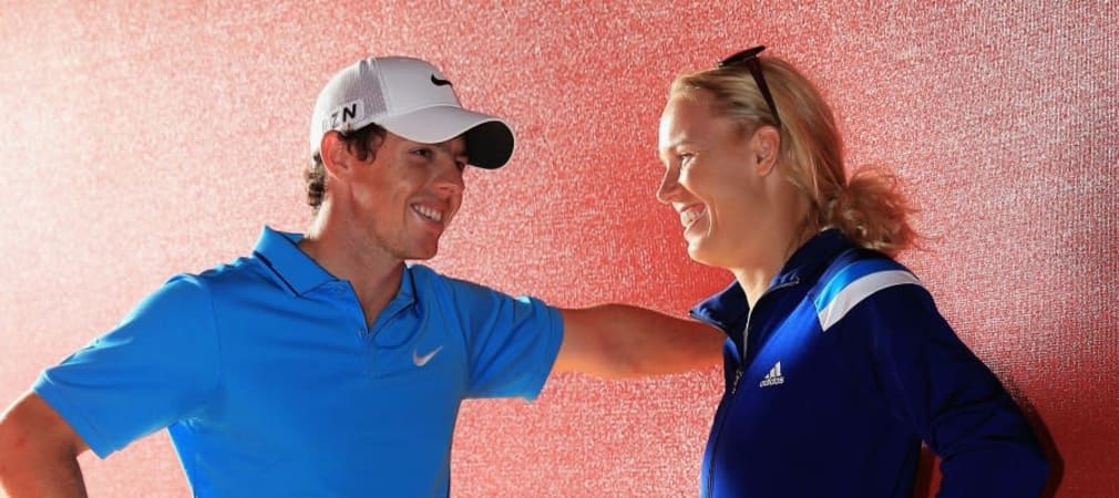 Rory McIlroy mit seiner Freundin Caroline Wozniacki