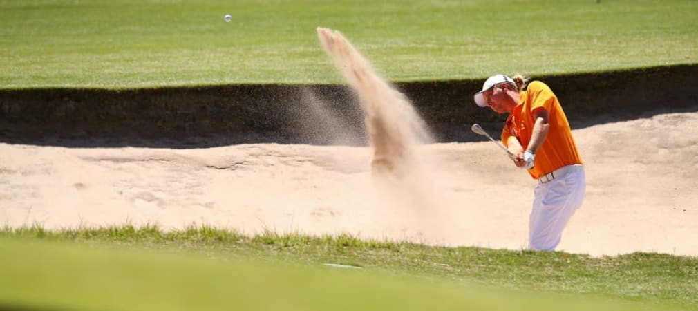 Als Vorjahressieger der Trophee Hassan II schlägt Marcel Siem bei der Volvo Golf Champions 2014 in Durban ab